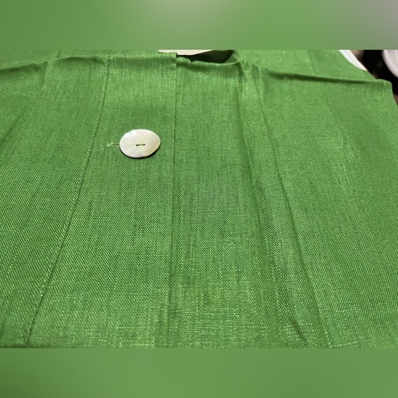 New Pottery Barn Textured Linen Accent Pillow Cover, Green, 18” Holiday Green - Picture 6 of 8